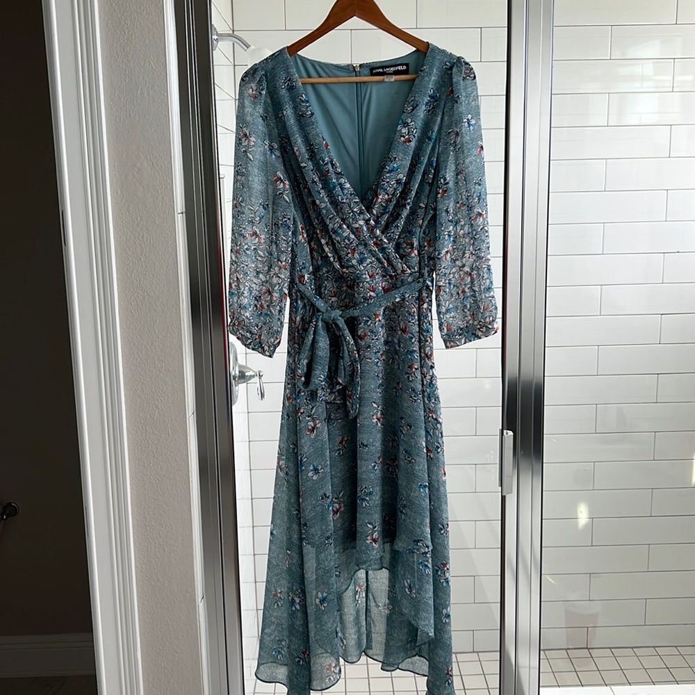 Karl Lagerfeld Chiffon midi Dress - 12
